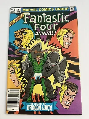 Buy 1981 Marvel Comics Fantastic Four Annual #16 Newsstand Edition • 3.99£