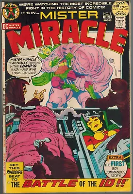 Buy Mister Miracle 8 Big Barda!  Battle Of The ID!  Giant Jack Kirby  F/VF 1972 DC • 12.01£