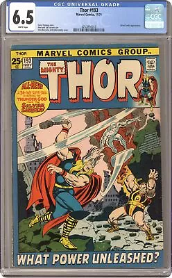 Buy Thor #193 CGC 6.5 1971 4257850010 • 91.35£