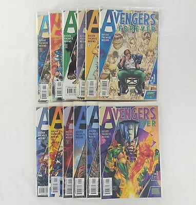 Buy Avengers Forever #1-12 Complete Set (1998 Marvel) Busiek 1 2 3 4 5 6 7 8 9 Lot • 19.85£