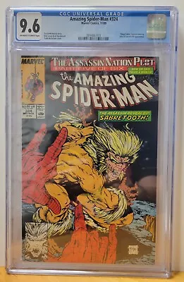 Buy Amazing Spider-Man #324 - Solo And The Wall-crawler Battle Ultimatum  CGC GRADED • 54.83£