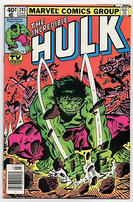 Buy The Incredible Hulk #245 Captain Marvel Doc Samson 1980 VF/NM 9.0 • 6.33£