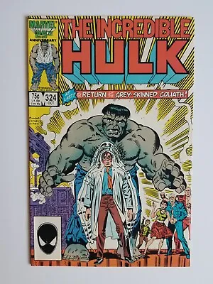 Buy Incredible Hulk #324 (1986 Marvel Comics) Return Of The Grey Hulk ~ FN+ • 8.70£