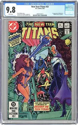 Buy New Teen Titans #23D CGC 9.8 1982 4087253017 1st App. Vigilante (not In Costume) • 141.62£