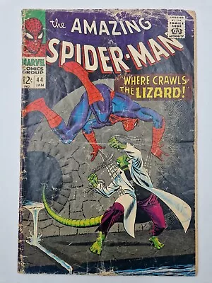 Buy Amazing Spider-man #44 - 2nd Lizard App - Marvel Comics 1967 • 3.50£