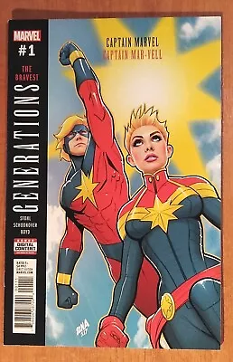 Buy Generations Captain Marvel & Mar-Vell #1 - Marvel Comics 1st Print 2017 Series  • 6.99£