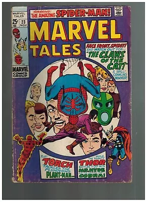 Buy Marvel Tales 23 Giant  (rep Amazing Spider-Man 30) Thor, Human Torch 1969 POOR • 2.33£