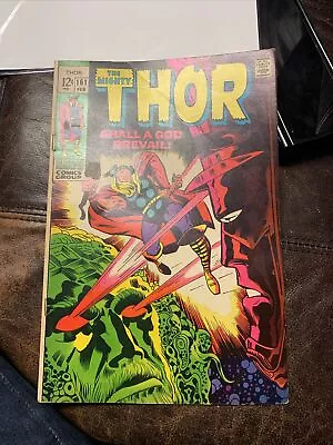Buy The Mighty Thor Marvel Comic #161 Feb 1969 FN++ • 95.33£