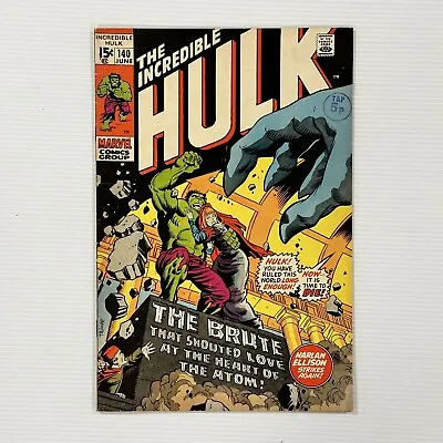 Buy Incredible Hulk #140 1971 FN+ • 36£
