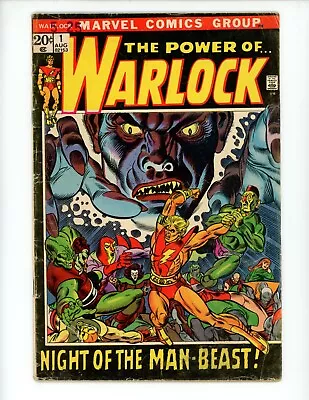 Buy Warlock #1 Comic Book 1972 FN- 1st App Soul Gem Origin Marvel Adam • 18.18£