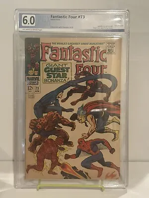 Buy Fantastic Four #73 PGX 6.0 F Classic Jack Kirby DD/Thor/Spidey Cover 1968 • 96.03£