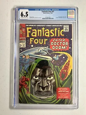 Buy Fantastic Four #57 Cgc 6.5, White Pages 12/66, Doom Cover! Kirby/sinnott! • 211.87£