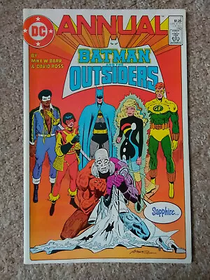 Buy BATMAN AND THE OUTSIDERS ANNUAL # 2 (1985) DC COMICS (VERY FINE Condition)  • 3.99£