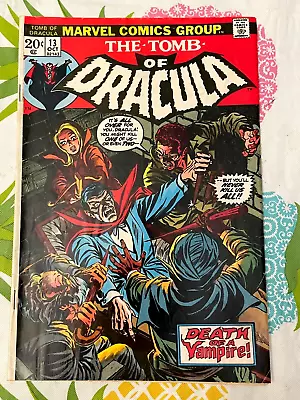 Buy Tomb Of Dracula # 13 / Origin Of Blade, 1st Deacon Frost / VG / 1973 / Comic • 27.76£