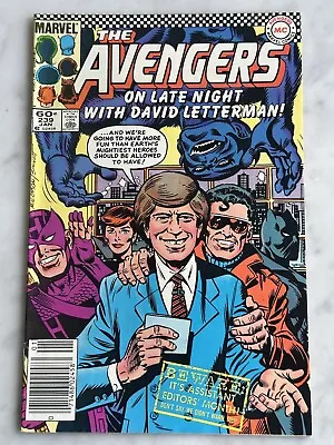 Buy Avengers #239 W/ Letterman! VF/NM 9.0 - Buy 3 For FREE Shipping! (Marvel, 1984) • 7.60£
