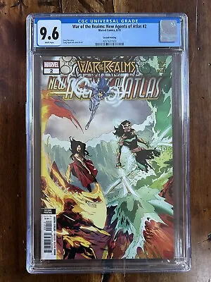 Buy War Of The Realms NEW AGENTS OF ATLAS #2 CGC 9.6 2nd Print KEY 1st SWORD MASTER! • 27.71£
