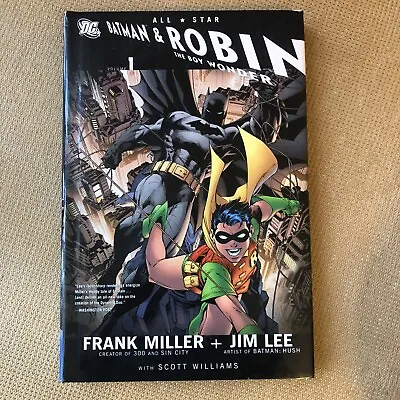 Buy All Star Batman And Robin The Boy Wonder Volume 1 Frank Miller 2008 Hardcover • 7.90£