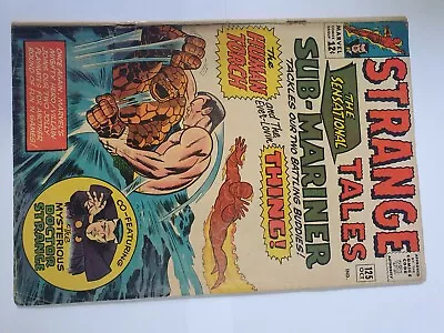 Buy Strange Tales #125 Thing/Torch Battle Sub Mariner Steve Ditko Dr Strange 1964 • 55.51£
