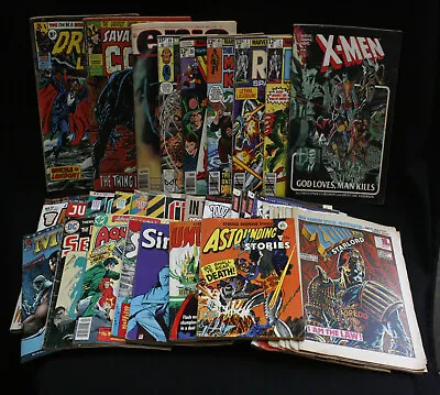 Buy Comic Book LOT. X37. Astounding Tales.Uncanny Tales.Marvel.DC.2000AD • 20£