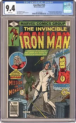 Buy Iron Man #125 CGC 9.4 1979 4212557022 • 60.88£