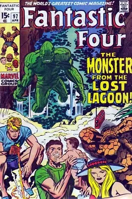 Buy FANTASTIC FOUR #97  (1970)  1st Cover Appearance Of Franklin Richards As A Baby • 121.28£