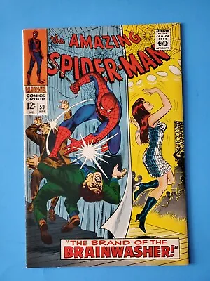 Buy Amazing Spider-Man #59 - 1st Mary Jane Cover, Mindwasher (Kingpin) - Marvel 1968 • 200.79£