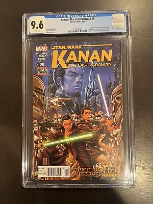 Buy Star Wars Kanan The Last Padawan #1 1st App Of Kanan (Marvel 2015) CGC 9.6 • 54.37£