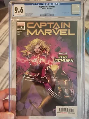 Buy Captain Marvel #17 CGC 9.6 (2020) Pepe Larraz Wolverine Cover NM Marvel Comics  • 23.72£