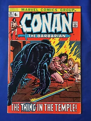 Buy Conan The Barbarian #18 VG+ (4.5) MARVEL ( Vol 1 1972) (4) • 14£