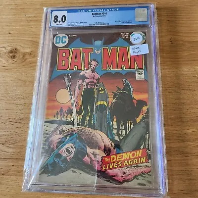 Buy BATMAN #244 - CGC Grade 8.0 With White Pages • 410£