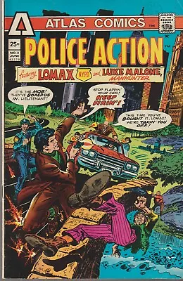 Buy Atlas Comics Police Action #3 (1975) 1st Print F • 16.95£