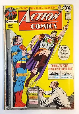 Buy Action Comics #404 W/ Superman Dc 1971 F- 5.5 Neal Adams Cover Murphy Anderson-a • 7.90£