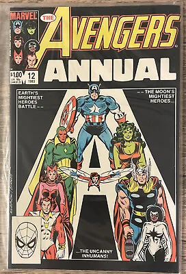 Buy Avengers Annual 12 1983 Marvel Comic Book Inhumans  VF/NM.   C01 • 3.16£