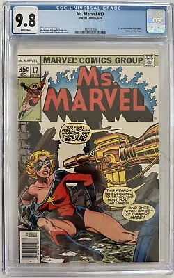 Buy Ms. Marvel #17 CGC 9.8 WHITE Pages (Marvel 78) MYSTIQUE Cameo Nick Fury • 256.95£