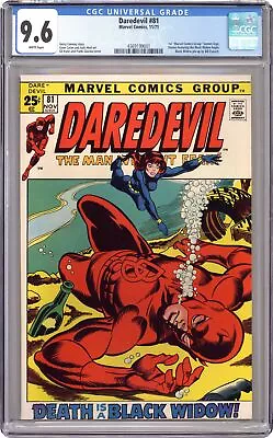Buy Daredevil #81 CGC 9.6 1971 4369199001 • 369.97£