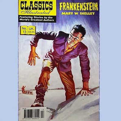 Buy Frankenstein - Mary Shelley / Classics Illustrated #13 / 2009 Reprint 1964 Issue • 3.45£