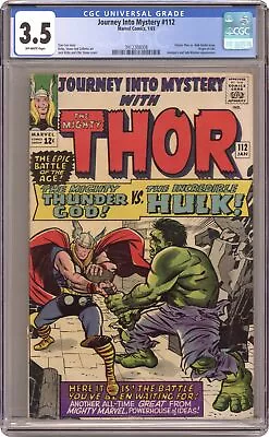 Buy Thor Journey Into Mystery #112 CGC 3.5 1965 3912208008 • 178.11£