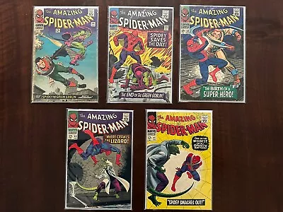 Buy AMAZING SPIDER-MAN Silver Age Lot Of 5 #39, 40, 42, 44, 45 • 435.38£