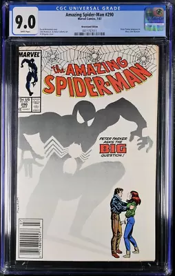 Buy Amazing Spider-Man 290  Newsstand Edition  CGC  9.0  VF/NM   White Pages • 43.48£