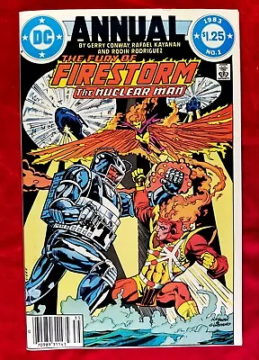 Buy 1983 The Fury Of Firestorm The Nuclear Man #1 NEWSSTAND DC Annual High Grade 80s • 12.64£