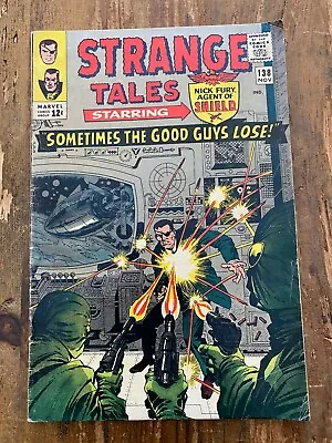 Buy Strange Tales #138 Marvel Comics  1965 1st Appearance Of Eternity KEY ISSUE S • 137.98£