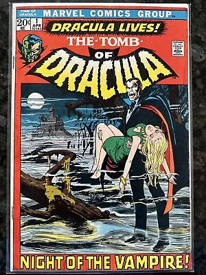 Buy Tomb Of Dracula #1 1972 Key Marvel Comic Book 1st Appearance Of Dracula • 176.93£