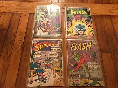 Buy Batman 192 Detective 365 Flash 143 Superman 131 Good To VG Silver Age DC • 37.93£