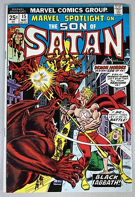 Buy Marvel Spotlight # 15 Marvel Comics VF 1974 Son Of Satan Gil Kane Black Sabbath • 19.76£