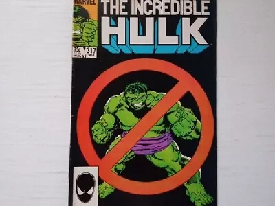 Buy Incredible Hulk # 317 - 1st Appearance Of 2nd Hulk Busters Team Good- Cond. • 8.04£