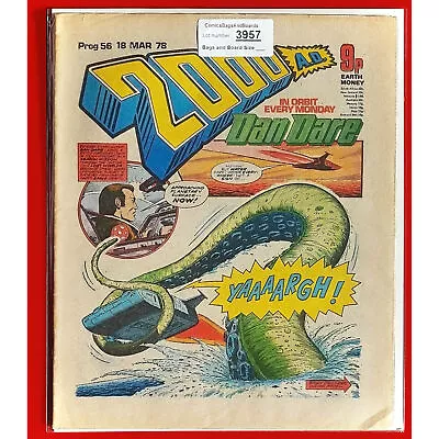 Buy 2000AD Prog 56 Judge Dredd Dan Dare Comic Book Issue 18 3 78 UK 1978 (lot 3957 • 12.19£