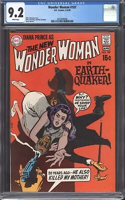 Buy WONDER WOMAN #187 (1970) CGC 9.2 NM- / DC Comics / Diana Prince Era! • 160.82£
