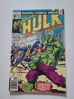 Buy The Incredible Hulk #212, Jun 1977, The Constrictor  • 19.75£