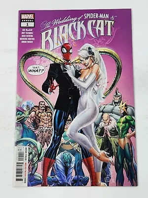 Buy Black Cat Annual 1 J. Scott Campbell Cover Wedding Issue Marvel Comics 2020 • 15.93£