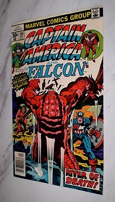 Buy Captain America #208 NM+ 9.6 OW Pages 1977 Marvel 1st Arnim Zola (WHO?) • 47.42£